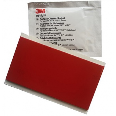 Set de autocolante 3M de schimb (autocolant 50 x 100 mm + cârpă de curățare)