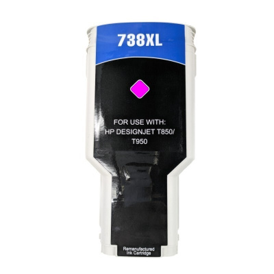 Cartuș compatibil cu HP 738 676M7A purpuriu (magenta)