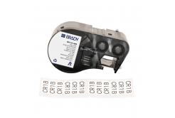 Brady M4-141-499 / 170807, 25.40 mm, Nylon, text negru / fundal alb