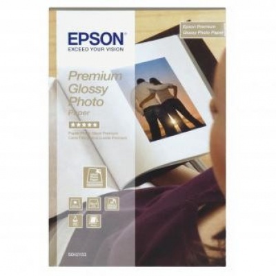 Epson S042153 Premium Glossy Photo Paper, hartie foto, lucios, alb, 10x15cm, 255 g/m2, 40 buc