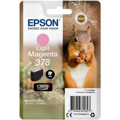Epson C13T37864010 purpuriu deschis (light magenta) cartus original