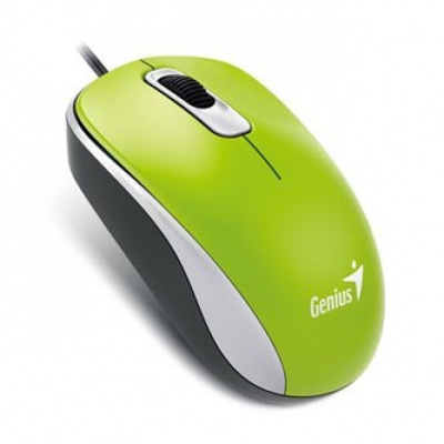 Genius Mouse DX-110 31010116112, 1000DPI, optical, 3tl., Cu fir USB, verde