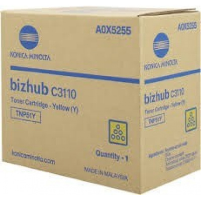 Konica Minolta TN-P-51Y A0X5255 galben (yellow) toner original