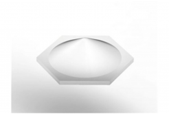 3M Bumpon SJ6553 transparentă, ascuțit, platou = 132 buc