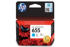 HP 655 CZ110AE azuriu (cyan) cartus original, după expirare