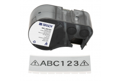 Brady M5C-1500-584 / 170937, 38.10 mm x 6.10 m, Plastic, text negru / fundal alb