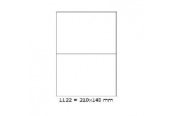 Etichete autoadezive 210 x 148 mm, 2 de etichete, A4, 100 coli