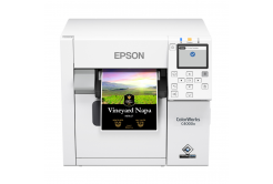 Epson ColorWorks C4000e (mk) C31CK03102MK, color imprimantă de etichete, Matt Black Ink, cutter, ZPLII, USB, Ethernet