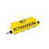 Partex PCT40018CN4, 3,3-4,0mm, 18mm, galben, 800buc., marcatori a clip continui