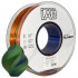 Professional Lab FG-P106-E1, 3D filament, PLA Silk, 1,75mm, 1000g,  Tri Color, Multicolor (Orange, Blue, Green)