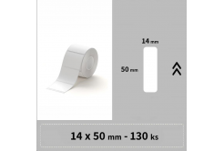 Niimbot etichete RP A2A68601001, 15x50mm 130buc. Alb pentru D11, D11-M, D110, D110-H