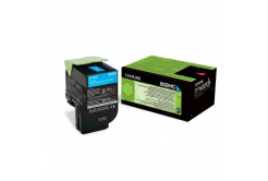 Lexmark 80C2HCE azuriu (cyan) toner original
