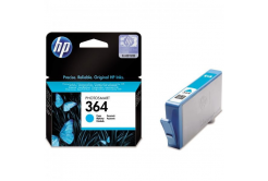 HP cartus original CB318EE, HP 364, cyan, blistr, 300 pagini, HP Photosmart B8550, C5380, D5460