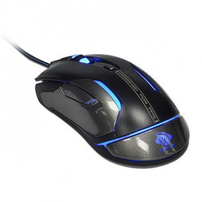 E-blue Mouse Auroza FPS EMS669MGAA-IU, 8200DPI, laser, 6tl., Cu fir USB, negru, RGB lumina de fundal