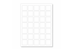 Etichete autoadezive 30 x 30 mm, 54 etichete, A4, 100 de coli