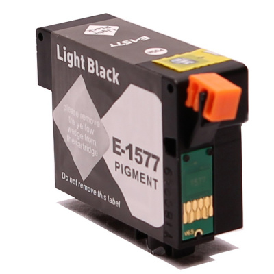 Epson T1577 negru deschis (light black) cartus compatibil