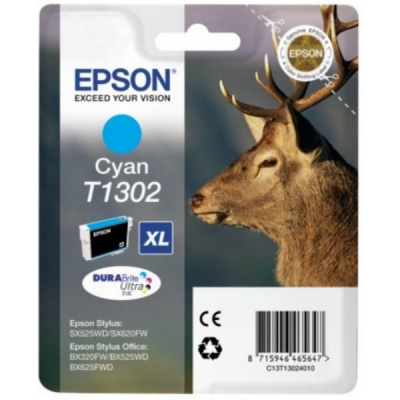Epson T13024012, T1302 azuriu (cyan) cartus original