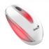 Genius Mouse DX-Mini, 1000DPI, optică, 3 butoane, cu fir USB, albă, clasică, iluminare RGB