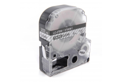 Epson LK-ST6KW, 6mm x 9m, text negru / fundal transparent, banda compatibila