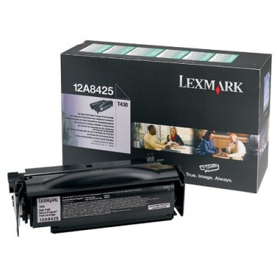 Lexmark 12A8425 negru (black) toner original