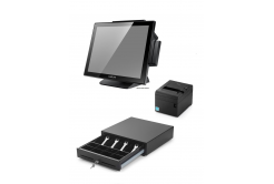 Capture POS In a Box, Swordfish POS system J1900 + Thermal Printer + 410 mm Cash Drawer (with Windows 10 IoT)