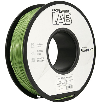 Professional Lab FG-P177-E1, 3D filament, PLA, 1,75mm, 1000g, Verde (Galaxy green)