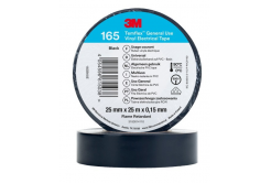 3M Temflex 165 Elektroizolační páska, 25 mm x 25 m, černá
