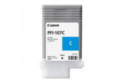 Canon PFI-107C, 6706B001 azuriu (cyan) cartus original