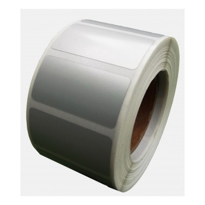 Etichete autoadezive PP PP (polypropylen), 32x20mm, 2000 buc., TTR, argintiu, rola