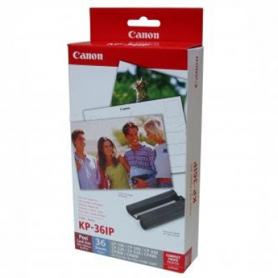 Canon Papír pro termosublimační tiskárny CP-220, 330, papír, alb, 4x6", 36 buc., KP36IP,