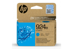 HP 924e 4K0U7NE#CE1 azuriu (cyan) cartus original