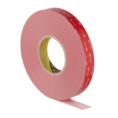 3M VHB LSE-060WF Bandă adeziva dublă, pentru materialele plastice LSE, 0,6 mm, 25 mm x 3 m
