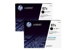 HP 87X CF287XD negru (black) dualpack toner original