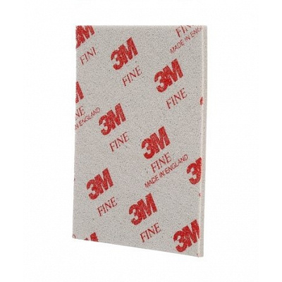 3M Burete abraziv pentru șlefuire medie - Fine, 115 mm x 140 mm (03809)
