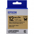 Epson LabelWorks LK-4KBK C53S654001 12mm x 5m, text negru / fundal auriu, panglică textilă, banda original