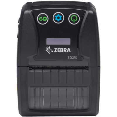 Zebra ZQ210 ZQ21-A0E01KE-00, 8 dots/mm (203 dpi), CPCL, USB, BT (iOS), black, imprimantă de etichete