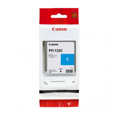 Canon cartus original PFI120C, cyan, 130ml, 2886C001, Canon TM-200, 205, 300, 305