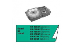 Casio XR-6GN1, text negru/fundal verde, nelaminată