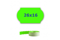 Etichete de pret pentru etichetarea clestilor, 26mm x 16mm, 700buc., semnal verde