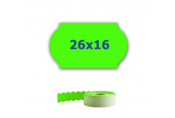 Etichete de pret pentru etichetarea clestilor, 26mm x 16mm, 700buc., semnal verde