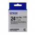 Epson LabelWorks LK-6SBE C53S656009 24mm x 9m, text negru / fundal argintiu mat, mat, banda original