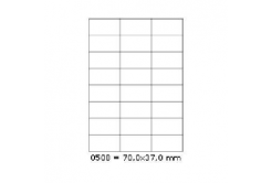 Etichete autoadezive 70 x 37 mm, 24 de etichete, A4, 100 coli