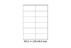Etichete autoadezive 105 x 48 mm, 12 de etichete, A4, 100 coli