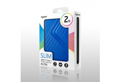 Apacer Hard disk extern, AC236, 2.5", USB 3.0 (3.2 Gen 1), 2TB, AP2TBAC236U-1, albastru