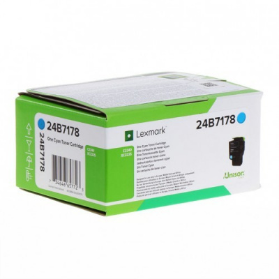 Lexmark 24B7178 azuriu (cyan) toner original