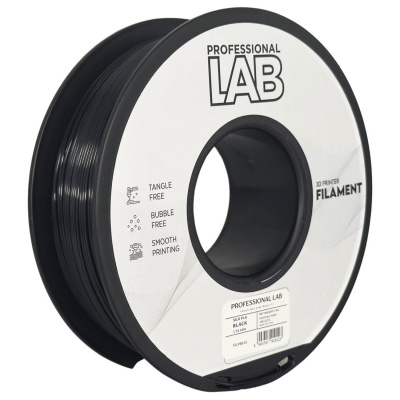 Professional Lab FG-P88-E1, 3D filament, PLA Silk, 1,75mm, 1000g, Negru (Black)