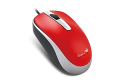 Genius Mouse DX-120 31010105109, 1200DPI, optical, 3tl., Cu fir USB, roșu, standard, universal