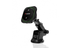 Verbatim 31860 suport pentru telefon pentru vehicule, cu încărcare wireless, tehnologie Qi, negru