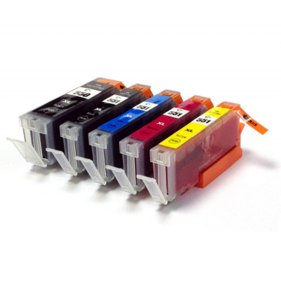 Canon CLI-551 Bk, C,M,Y + PGI-550Bk multipack cartus compatibil