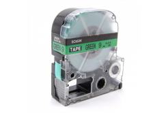 Epson LC-SC9GW, 9mm x 8m, text negru / fundal verde, banda compatibila